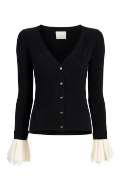 Bernadette Prestyled Ribbed Cardigan