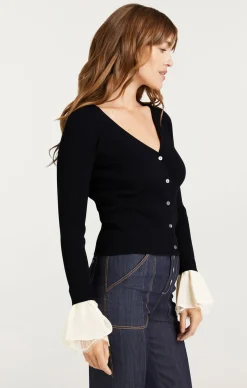 Bernadette Prestyled Ribbed Cardigan