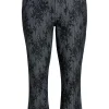 Bonded Lace Cropped Evelyn Pant