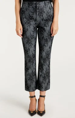 Bonded Lace Cropped Evelyn Pant