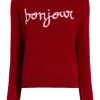 Bonjour Graphic Crewneck Sweater