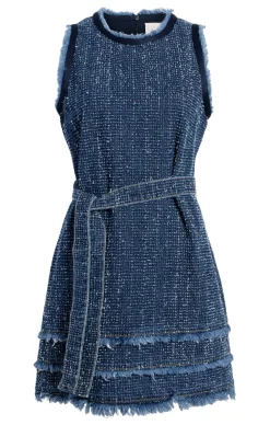 Boucle Denim Mindie Dress