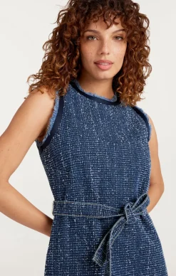Boucle Denim Mindie Dress