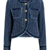 Boucle Denim Zanda Jacket