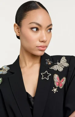 Butterfly Embellished Kylie Blazer