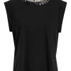 Chunky Rhinestone Embellished Tee