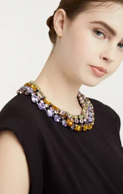 Chunky Rhinestone Embellished Tee