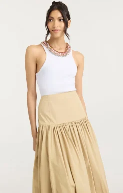 Chunky Rhinestone Necklace Lizzie Top