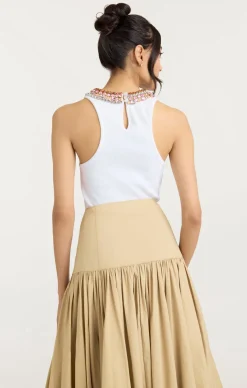 Chunky Rhinestone Necklace Lizzie Top