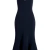 Crepe Flower Jennie Dress