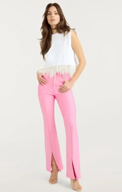 Cropped Feather Tee