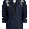 Crystal Chrysanthemum Khloe Blazer