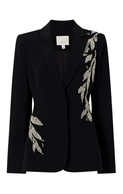 Crystal Floral Embellished Cheyenne Blazer