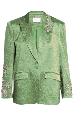 Crystal Floral Embellished Cheyenne Blazer