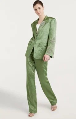 Crystal Floral Embellished Cheyenne Blazer