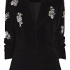 Crystal Ivy Chenille Scrunched Cheyenne Blazer