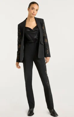 Cutout Paisley Embellished Kerry Pant