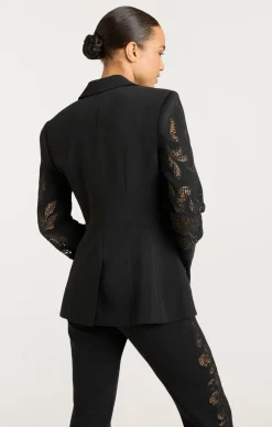 Cutout Paisley Embellished Cheyenne Blazer