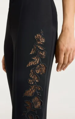 Cutout Paisley Embellished Kerry Pant