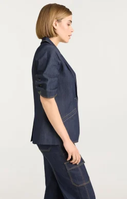 Denim Short Sleeve Khloe Blazer