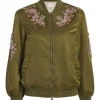 Diamond Daisies Embellished Talulla Bomber