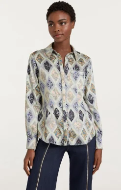Diamond Sea Blanche Top