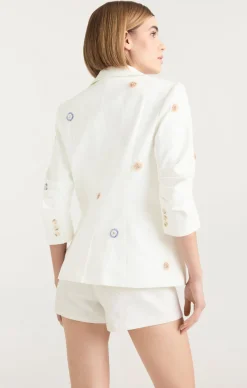 Ditsy Dots Denim Khloe Blazer