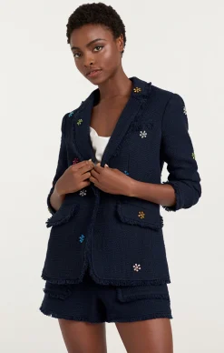 Ditsy Floral Boucle Khloe Blazer