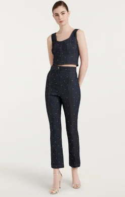 Ditsy Rhinestone Ora Bustier
