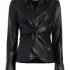 Faux Leather Mckenna Top