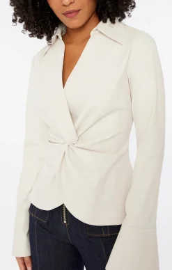 Faux Leather Mckenna Top