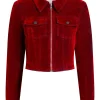 Flocked Denim Marilee Jacket