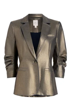 Gold Coated Khloe Blazer