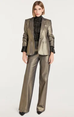 Gold Coated Khloe Blazer
