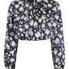 Graphic Floral Kamala Top
