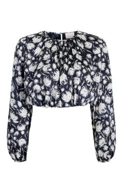 Graphic Floral Kamala Top