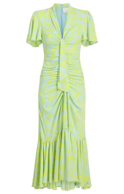 Graphic Floral Peeta Dress