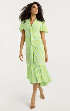 Graphic Floral Peeta Dress