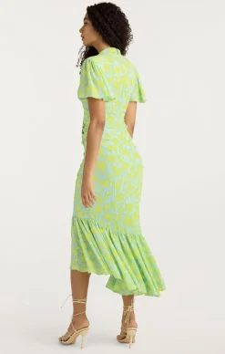 Graphic Floral Peeta Dress