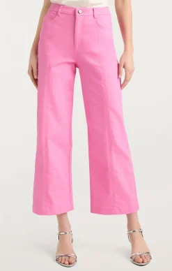 Heart Embroidery Cropped Verona Pant