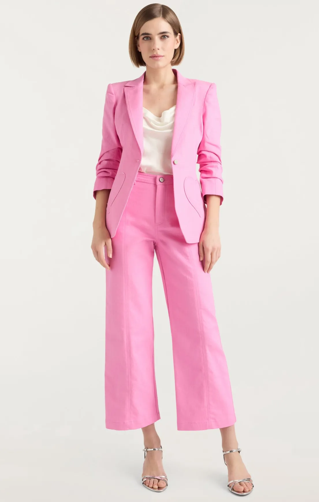 Heart Embroidery Louisa Blazer