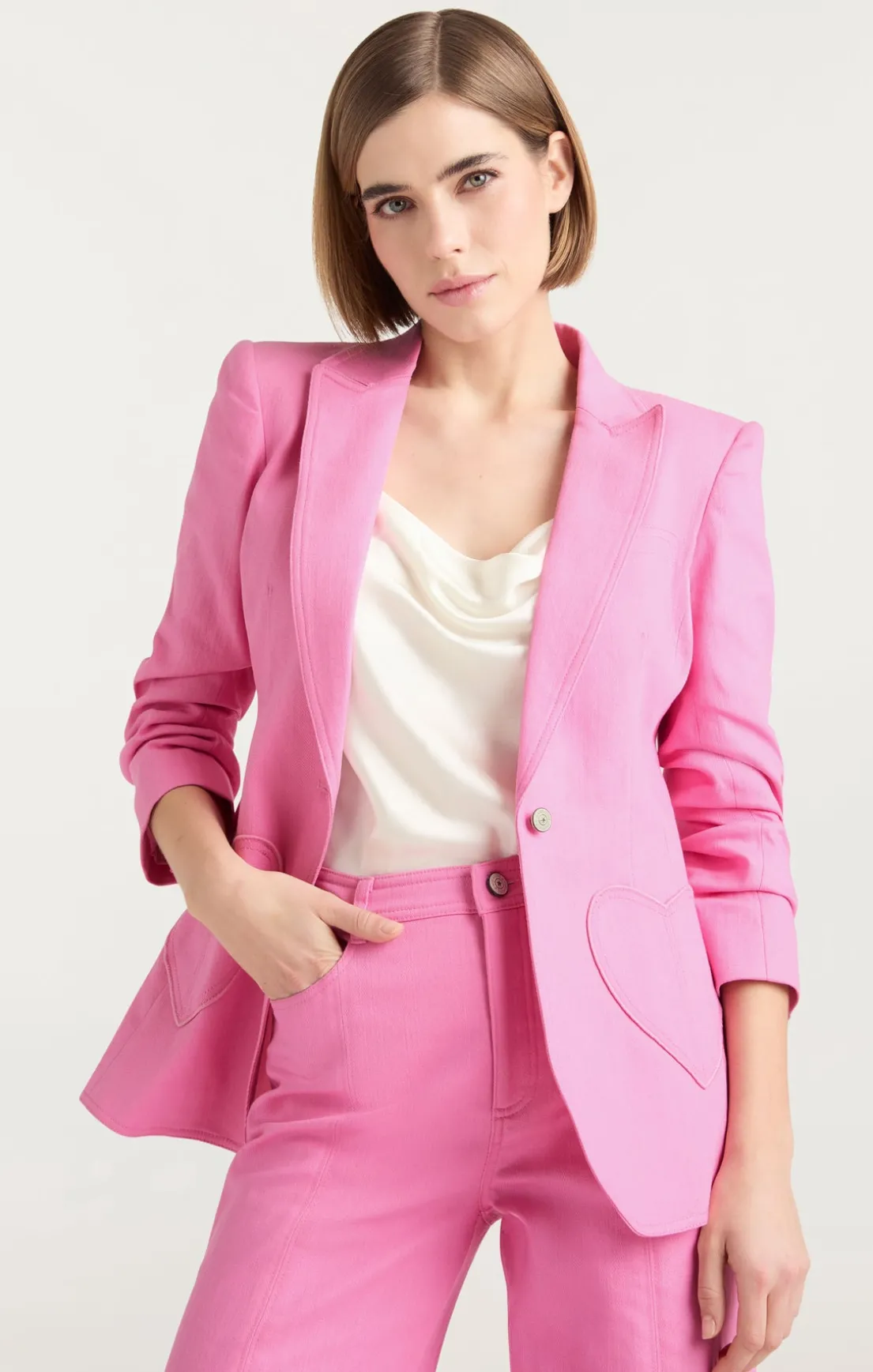Heart Embroidery Louisa Blazer