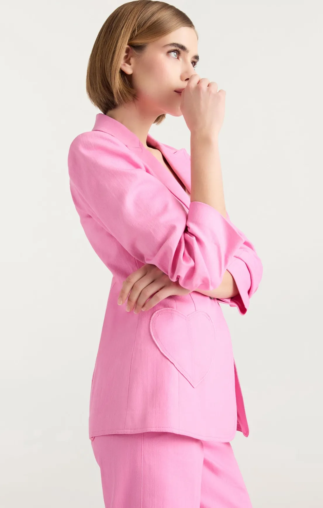 Heart Embroidery Louisa Blazer