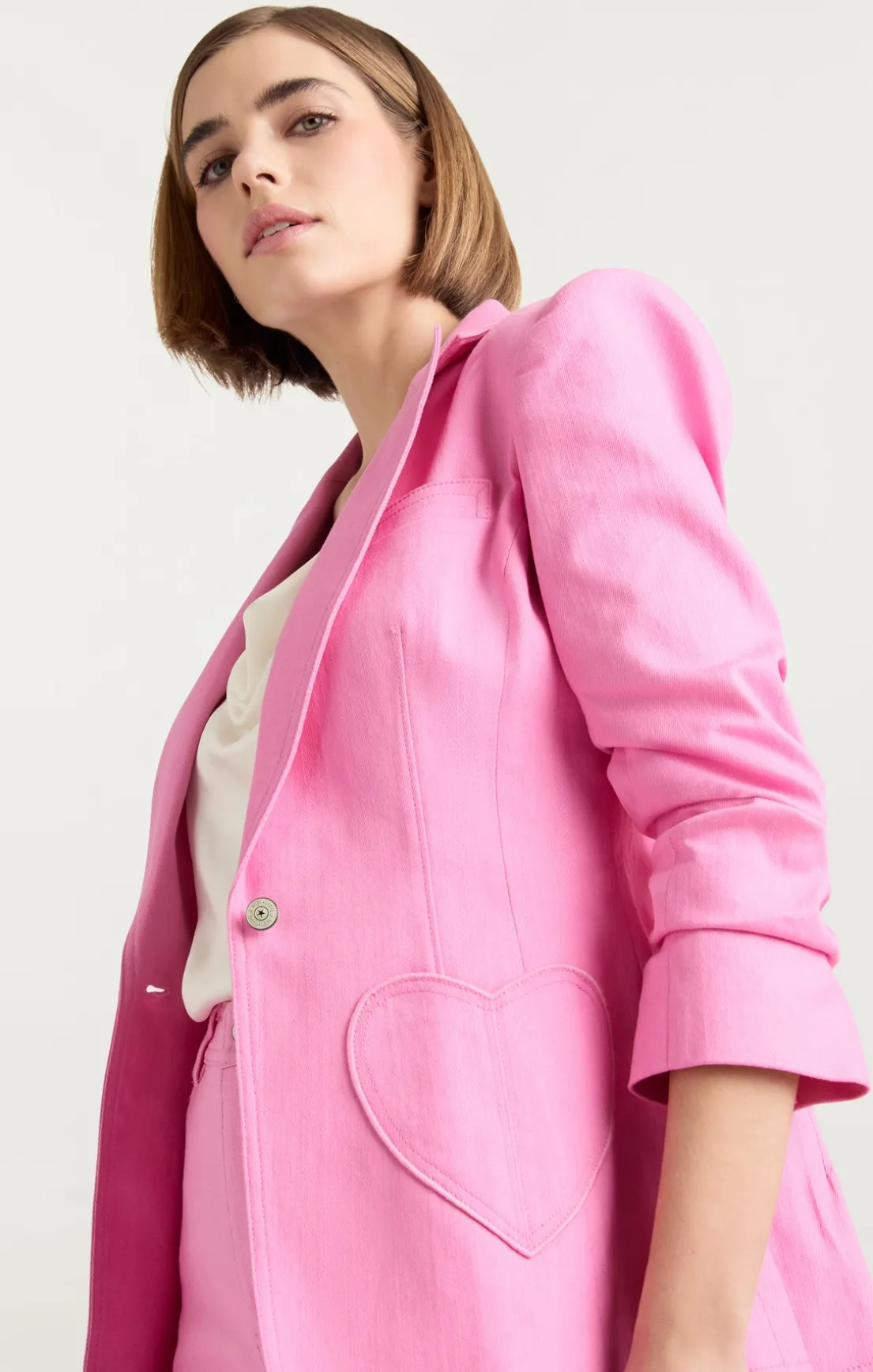 Heart Embroidery Louisa Blazer