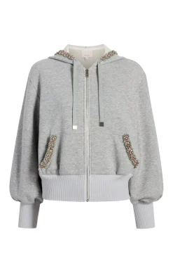 Heather Maddie Zip Up Sweatshirt