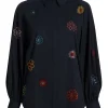 Heatset Daisy Embellished Kandice Top
