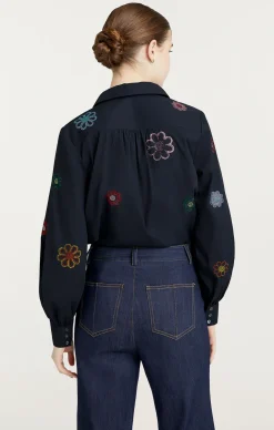Heatset Daisy Embellished Kandice Top