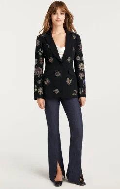 Heatset Pansy Garden Cheyenne Blazer