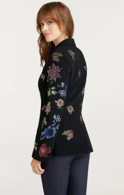 Heatset Pansy Garden Cheyenne Blazer