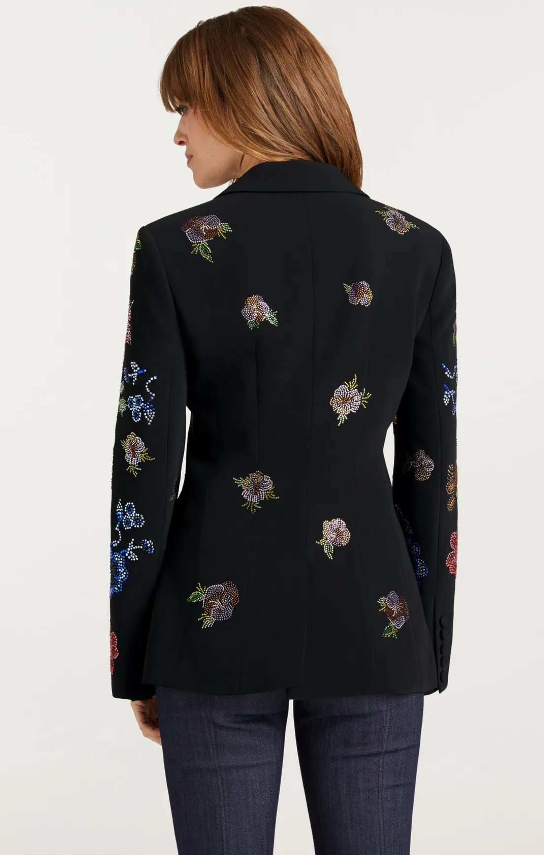 Heatset Pansy Garden Cheyenne Blazer